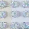 Novo Estilo Glitter Fino Gradiente Duas Cores Flor Rosa Amor Verdadeiro Contas Soltas DIY Pulseira com Contas Colar Brinco Acessórios Materiais