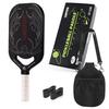 Raquete de Pickleball T700 com Quadro Prensado a Quente Sem Limites Fibra de Carbono Fosca Prensada a Quente Peça Única Raquete de Pickleball