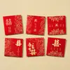 Sobre rojo de boda chino para mayores con la tarifa de cambio de miembro bloqueando la puerta sobre rojo con el miembro de regalo palabra Qian Xi Li es un sello grande