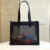 Novo Estilo Simples Malha Estilo Coreano ins Bolsa de Maquiagem Portátil Bolsa de Lavar Bolsa de Fitness Yoga Bolsa para o Trabalho Bolsa de Mamãe Compras