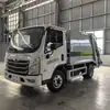 Nacional Vi 6,5 Metros Cúbicos Foton Linger M5 Placa Azul Caminhão Compactador de Lixo Placa Azul 6,5 Metros Cúbicos Caminhão de Transferência de Lixo
