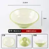 Vajilla de restaurante de comida rápida, juego de cuencos pequeños para platos, platos para servir de cafetería, cuencos de melamina para arroz al vapor de estilo chino para autoservicio comercial