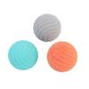 Brinquedo para Pet Bola Mordedores e Molares, Resistente à Mordida, Limpeza Dental e Mastigável TPR Padrão Multicolorido Bola Sólida Brinquedo para Cachorro