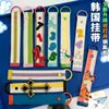 Chaveiro Novo Desmontável Estilo Ins Cor Alça de Algodão DIY Bolsa Pingente de Chave Cordão de Chave Japonês e Coreano