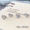 Brincos de Café Dourados Outono e Inverno, Brincos de Corvo Cruzado de Luxo Acessível, Elegantes Femininos Requintados e Compactos, Brincos Únicos e Versáteis