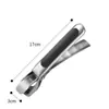 Pinza para Tazón y Plato Antiescaldado de Acero Inoxidable, Clip Antideslizante para Tazón de Cocina Doméstica, Multifuncional y Duradero Antideslizante