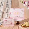 Caja de Regalo de Acompañamiento para Boda de Gama Alta Estilo Chino Caja de Dulces Caja Vacía Caja de Regalo para Dama de Honor Caja de Regalo de Compromiso Caja de Empaque para Dulces
