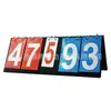Placar Personalizado para Jogos de Basquete, Sinuca, Futebol, Badminton, Placar Flip-Score, Placar de Tênis de Mesa