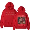 Sudadera de Lana de Moda para la Gira del Álbum 2025 de la Cantante Shakira, Suéter Casual de Manga Larga de Alta Calidad