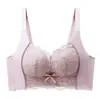 Exportação Grossista do Sudeste Asiático Transfronteiriça Europeu, Japonês e Coreano Lingerie Feminina Sem Fio Sutiã Ajustável Sutiã de Renda 007