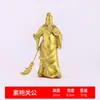 Atacado do fabricante ornamentos de latão Guan Gong, deus marcial da riqueza artesanato para casa, estátua de latão Guan Gong deus da riqueza