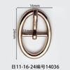 Hebilla japonesa ovalada de 11 mm de diámetro interior para cinturón, ropa, equipaje, zapato, flor, hebilla de aguja, accesorios, pistola de trefilado.