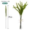 Planta verde artificial transfronteiriça flor artificial casamento arranjo flor decoração eucalipto artificial folha verde eucalipto flor artificial folha samambaia