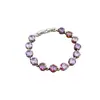 Pulsera de hebilla redonda con circonita transfronteriza, pulsera fresca y elegante, suave, para mujer, joyería de lujo ligero, alto temperamento, venta al por mayor