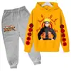 Conjunto de suéter para niños sudadera con capucha suéter dos piezas deportes al aire libre nuevo casual popular comercio exterior Ninja