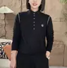 Moletom Feminino Casual Versátil de Manga Longa 2025 Outono e Inverno Novo Solto Moda Versátil Redutor de Idade Camisa Base Quente