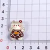Falda Cuadros Creativa Conejito Animales Lindos Oso de Peluche Hecho a Mano DIY Pegamento de Crema Resina Pequeños Accesorios Adornos Paquete de Materiales