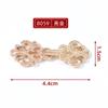 Nova Fivela de Metal Estilo Chinês Fivela Hanfu Estilo Ming Fivela Cheongsam Fivela Hanfu Infantil Moda Chinesa