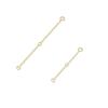 Hebilla de Resorte Multimodelo Transfronteriza Cadena de Extensión Ajustable Conexión de Pulsera y Collar Cadena de Cola para Joyería Cobre