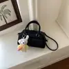 Bolso Boston de Nicho Estilo Coreano para Debajo del Brazo Modelo Nuevo Verano 2026 Bolso de Mano Sencillo Bolso de Bowling Bolso de Hombro de Gran Capacidad