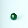 Ágata natural roja, amarilla, verde, estampado de oro a doble cara, cinco elementos, cuentas sueltas, oro, madera, agua, fuego, tierra, cuentas redondas para pulseras de cuentas DIY, en stock