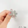 Pasador de Copo de Nieve y Perla para Otoño e Invierno para Mujer, Pinza Pequeña, Pinza de Pato, Pinza para Flequillo, Pasador, Accesorio para el Cabello, Tocado con un Toque de Lujo