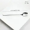 Talheres de Aço Inoxidável para Comida Ocidental 1010 Faca e Garfo Colher Hotel Bife Cabo Longo Colher de Gelo Colher de Gelo Colher de Sorvete Conjunto Conjunto com LOGO