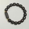 Pulsera de Ébano Cuentas Antiguas Sándalo Rojo Africano Madera Cuentas de Buda Pulsera Joyería Regalo para Hombres y Mujeres Pulsera para Parejas