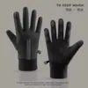 Guantes Deportivos Profesionales Cálidos para Ciclismo de Otoño e Invierno para Hombres y Mujeres Impermeables Forrados de Polar A prueba de Viento y Frío Pareja Ciclismo Antideslizantes Pantalla Táctil
