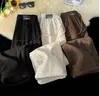 Calças casuais grossas com forro de fleece para homens, estilo trendy ins, calças de veludo cotelê retrô, calças esportivas de perna reta e larga para o inverno com caimento fluido
