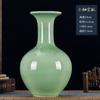 Vaso de Cerâmica de Jingdezhen, Celadon Antigo Arranjo de Flores Chinês, Decoração para Casa, Sala de Estar, Prateleira Antiga, Aparador de TV de Entrada