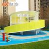 Combinação de crianças slide aço inoxidável perfuração solo trampolim balanço cavalo cadeira giratória rock escalada microfone fabricantes