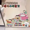 Alfombra de Barro de Diatomeas Crayon Shin-Chan Alfombrilla Suave Antideslizante Felpudo Resistente a Manchas Alfombrilla Absorbente Absorbente Antideslizante Felpudo de Baño