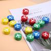 Piezas de Ludo de Madera Piezas de Juego de Mesa de Colores Juego Educativo para Niños Damas Piezas con Patrón DIY
