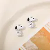 Aleación de Zinc Pintada Colgante Charlie Snoopy Accesorios para Joyería DIY Lanyard para Teléfono Llavero Colgante para Bolsa Accesorios