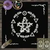 Mantel para Mesa de Tarot, Tapete para Mesa de Juegos de Cartas, Estampado de Fases Lunares y Cielo Estrellado, Mantel para Mesa de Tarot, Mantel para Mesa de Tarot de Dropshipping