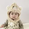 Gorro de Invierno para Bebé 2026 Gorro para Bebé Gorro de Felpa con Bordado de Vaca Protección para Orejas Gorro de Felpa Gorro Cálido