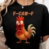Camiseta Engraçada de Frango Frango Masculina Camiseta Divertida de Algodão Gola Redonda Manga Curta Camiseta Presente Roupa Criativa