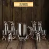 Conjunto de Taças de Vinho Branco Zodiaco Dispensador de Vinho Doméstico Conjunto de Vinho Chinês de Alta Qualidade 12 Taças Pequenas Bala Uma Taça