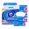 V2889 Papel de Tejido Súper Resistente Vinda 8 Paquetes de Servilletas 3 Capas 120 Hojas Tamaño m Servilletas de Papel para el Hogar Pañuelos Faciales Venta al por Mayor