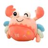 Acuario Cangrejo Creativo Peluche Lindo Muñeco Máquina de Muñecos Cangrejo Tamaño Pequeño Muñeco de Trapo de Cangrejo