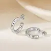 Pendientes Simples Europeos y Americanos de Gran Venta, Pendientes Nuevos de Acero Inoxidable, No se Desvanecen, Redondos, Modernos y Versátiles, en Stock al por Mayor