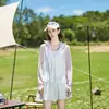 2026 Nuevo Verano Hilo Original Tipo Ropa Protección Solar Capa de Mujer Verano Holgada Protección UV Seda de Hielo Ropa Protección Solar Chaqueta