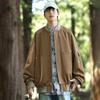 Chaqueta Bomber de Cuello de Béisbol de Alta Calidad para Hombres Jóvenes en Primavera y Otoño Moda Casual Versátil Uniforme de Béisbol Chaqueta de Moda
