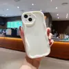 Modelo Transfronterizo Adecuado para Apple 18 Pro Max Textura de Crema Color Sólido Transparente iPhone y Teléfono Android Estuche Suave/Duro Personalización