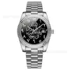 Reloj para Hombre Carsikie Banda de Acero Inoxidable Negra Resistente al Agua de Negocios Cuarzo Reloj de Exportación Esfera Grande Manecillas