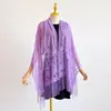 Xale Estilo Chinês Cheongsam para Mulheres, Novo Cardigan de Outerwear, Estilo Fino de Primavera e Verão, Elegante Renda Vazada com Franjas Xale Retrô