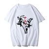 Camiseta de Manga Curta para Comércio Exterior Primavera e Verão Riman Nova Camiseta de Manga Curta Naruto Desenho Animado Segunda Dimensão Tops Masculinos e Femininos