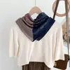 Pañuelo Cuadrado Pequeño de Algodón y Lino con Patrón de Espiga de Anacardo, Moderno y Versátil, Pañuelo Estilo Occidental, Chal para Mujer, Pañuelo de Seda con Cinturón