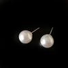 Brincos de pérolas atmosféricas de sentido avançado Nova moda simples retrô estilo de Hong Kong brincos elegantes Brincos de celebridades da Internet para mulheres